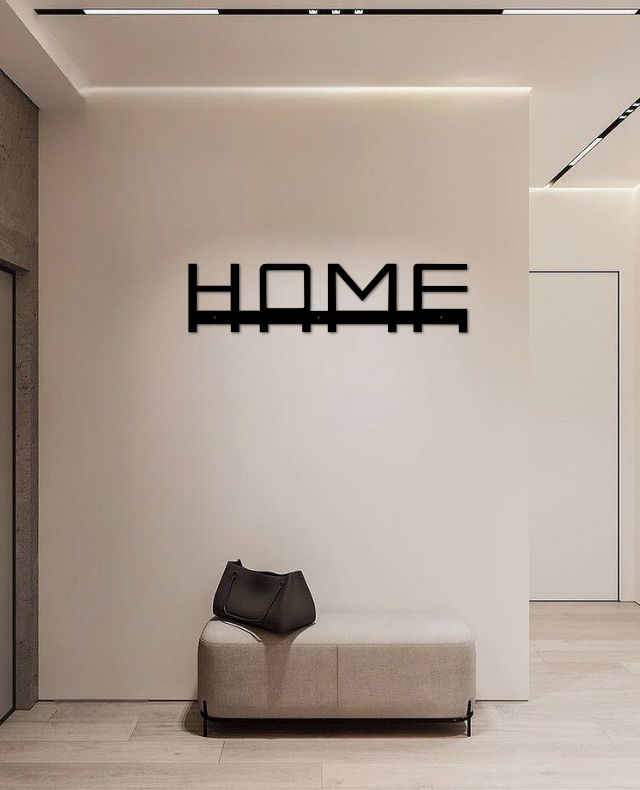 Designový nástěnný kovový věšák - Obrázek 3