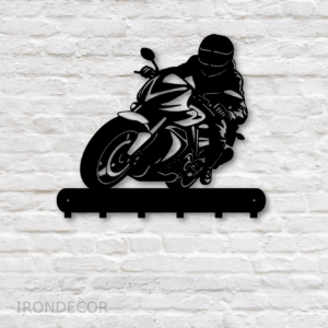 Designový nástěnný kovový věšák