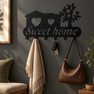 Kovový věšák SWEET HOME