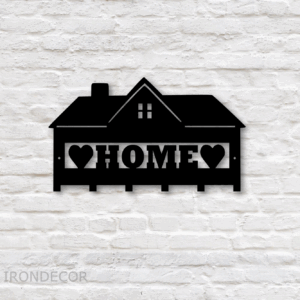 Designový nástěnný kovový věšák