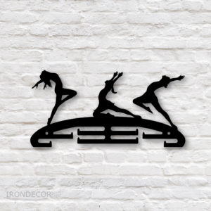 Kovový držák medailí – gymnastika