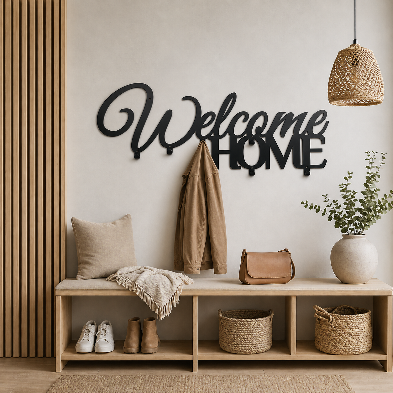 Kovový věšák WELCOME HOME - Obrázek 6