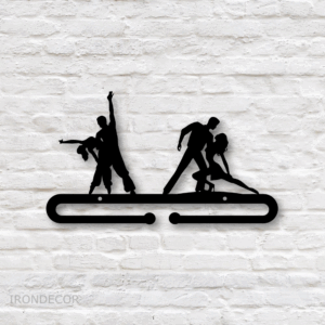 Kovový držák medailí – bálové tance