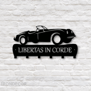 Designový nástěnný kovový věšák