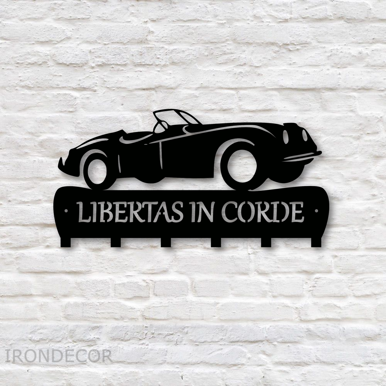 Designový nástěnný kovový věšák