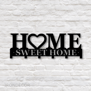 Designový nástěnný kovový věšák