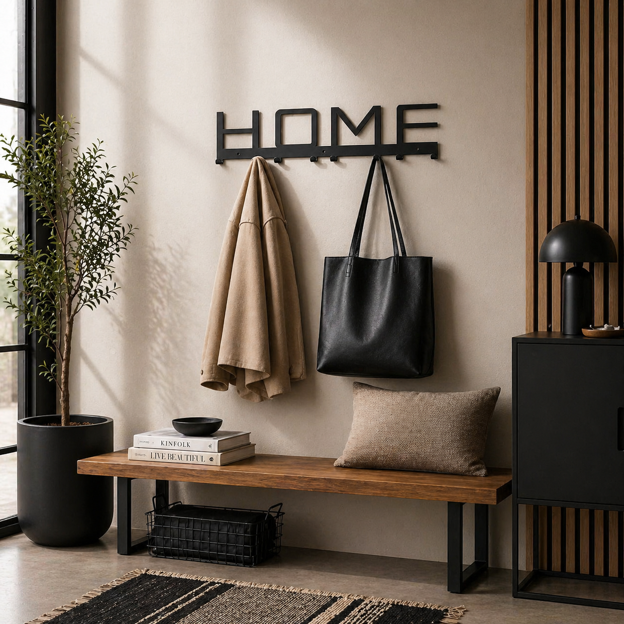 Kovový věšák HOME - Obrázek 6