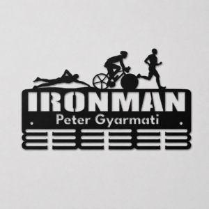 Kovový držák medailí – sportovní trojboj / triatlon