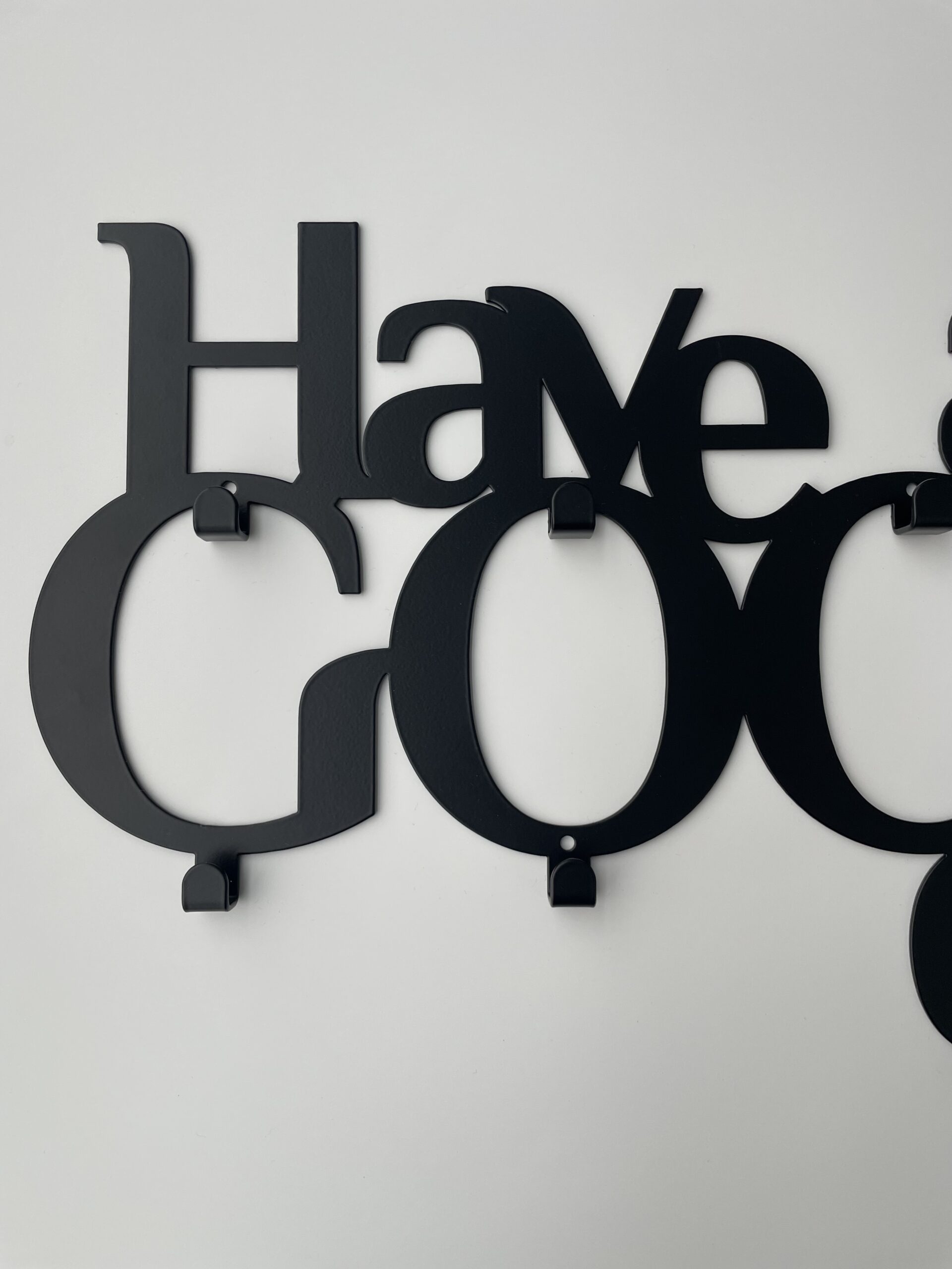 Kovový věšák HAVE A GOOD DAY - Obrázek 3