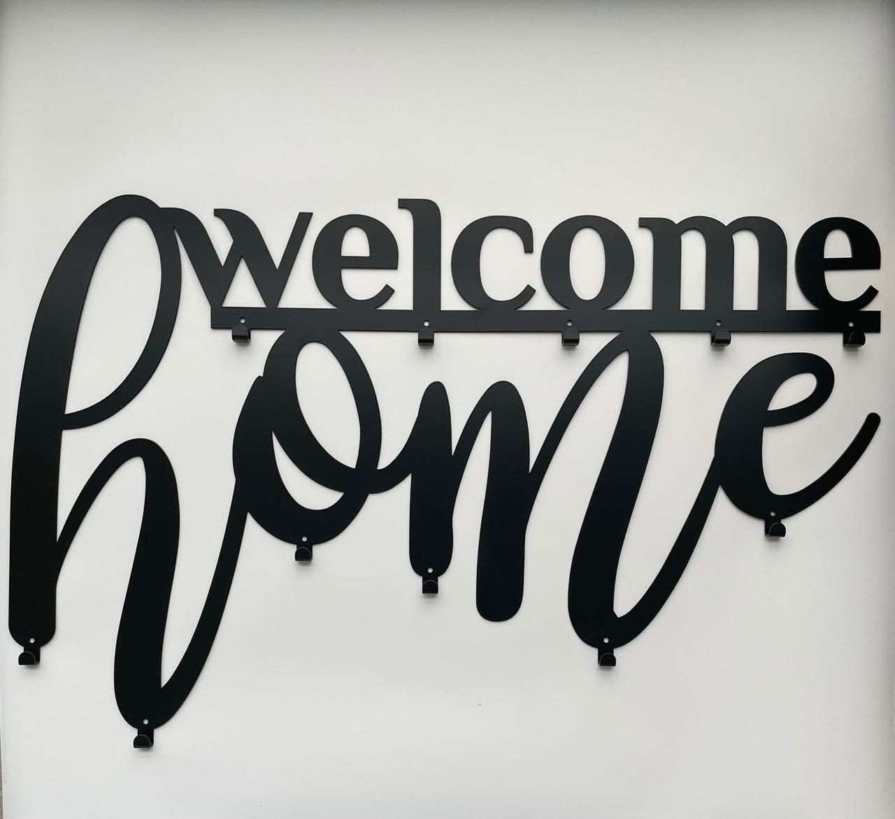 Kovový věšák WELCOME HOME - Obrázek 2